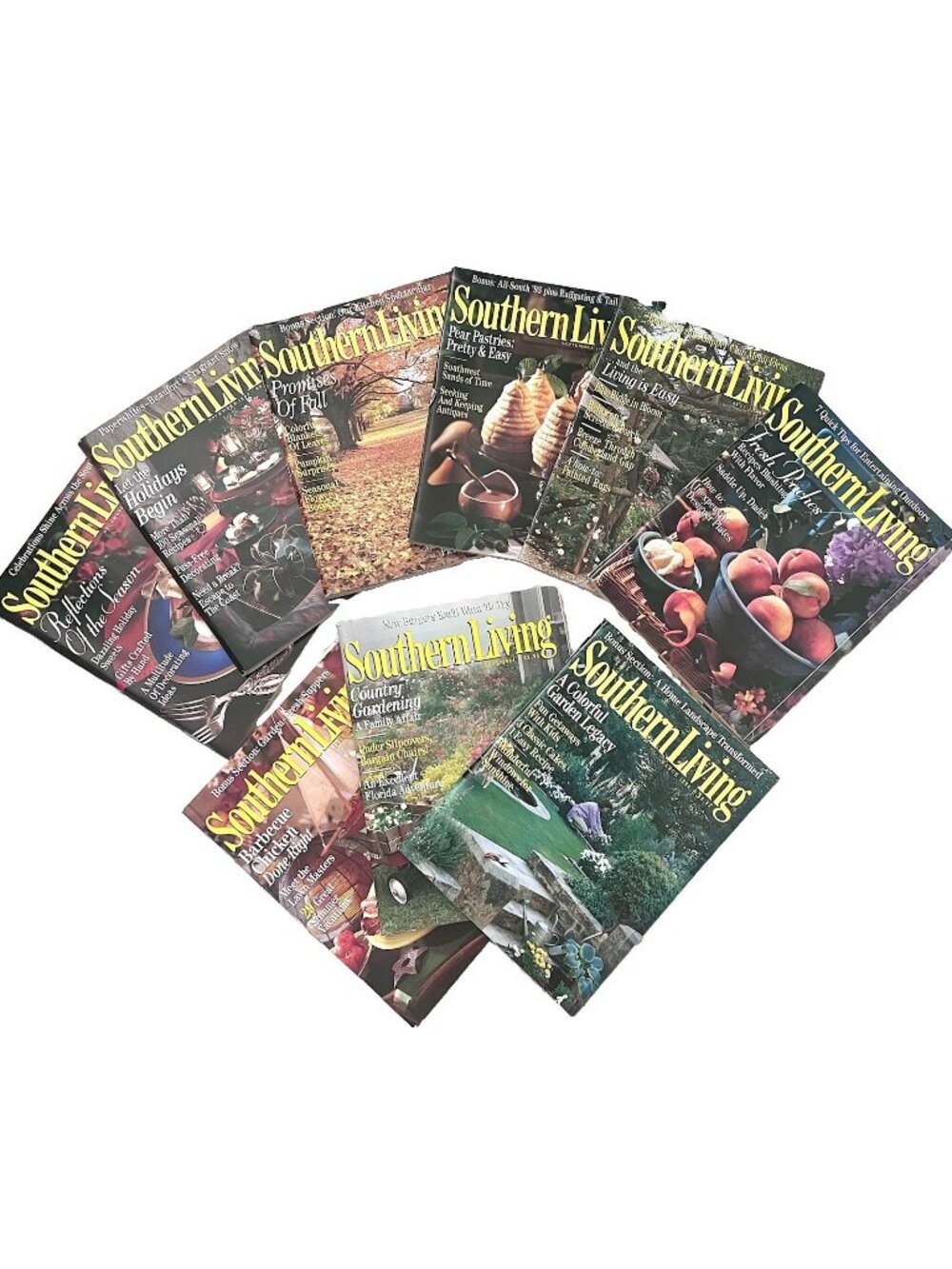Southern Living Magazine Vintage Lot 9 Issues 6-1993 Incl Nov Dec 3-1994